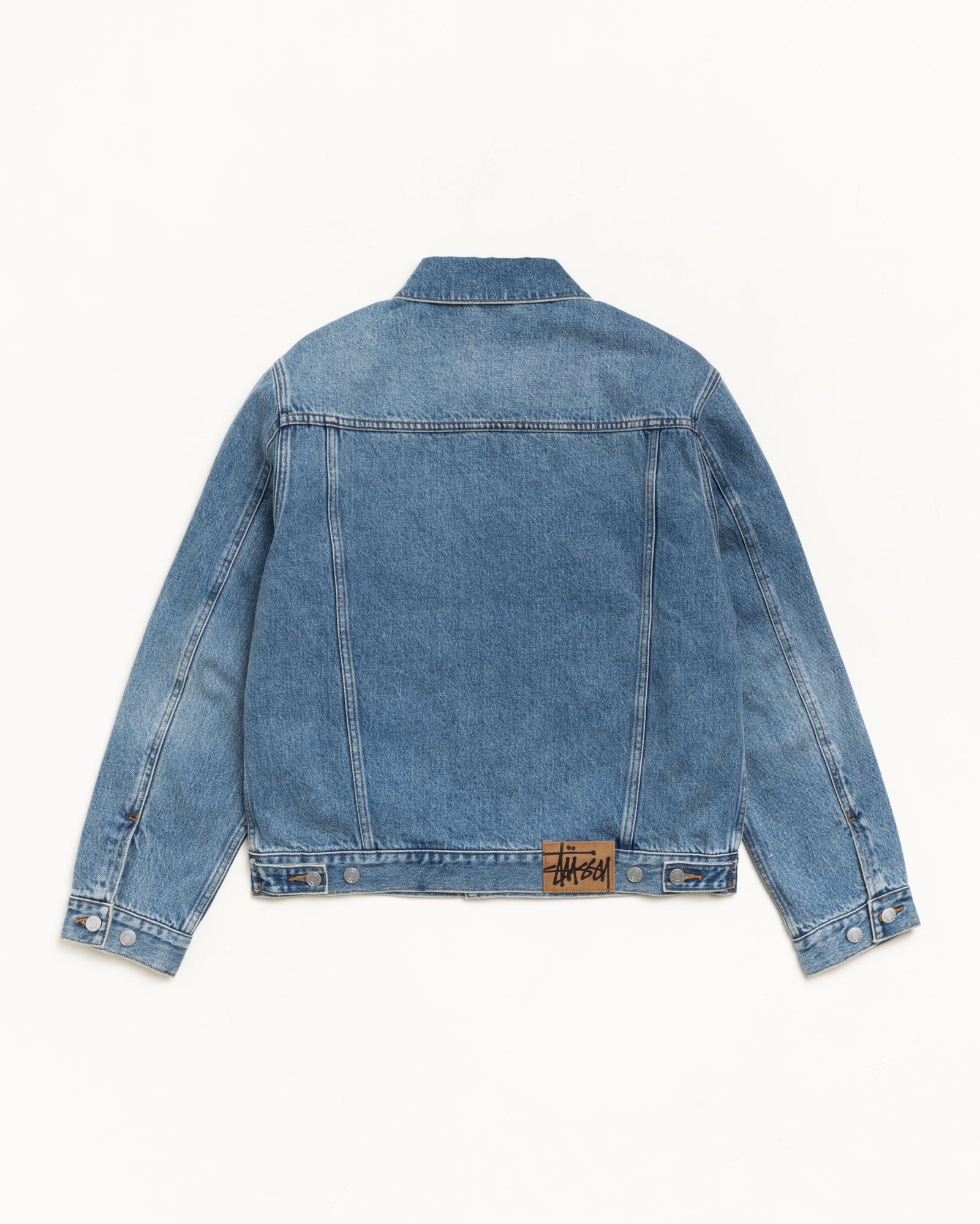 Lined Denim Trucker – Indigo Stone Wash | Outerwear | Stüssy UK