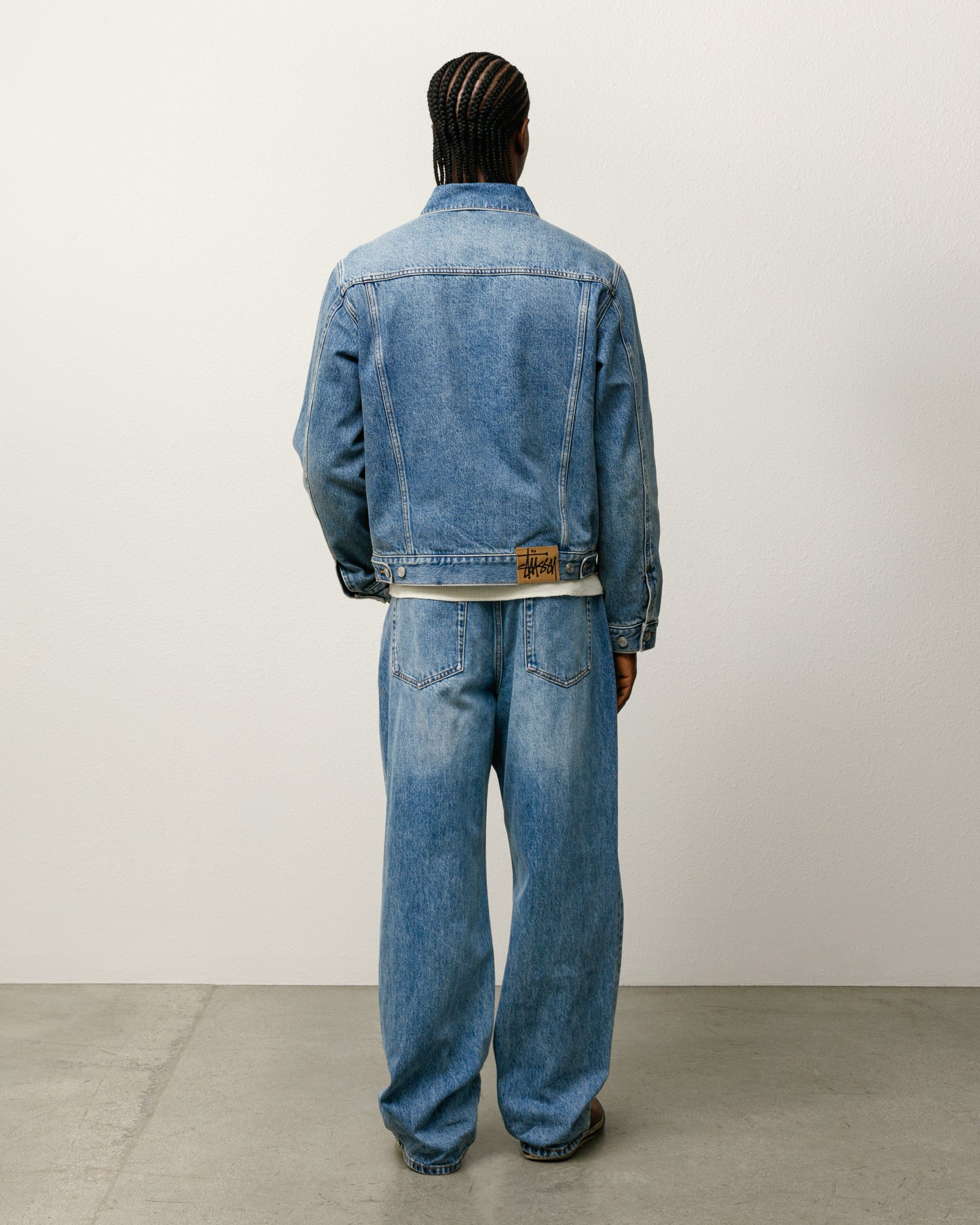 Lined Denim Trucker – Indigo Stone Wash | Outerwear | Stüssy UK