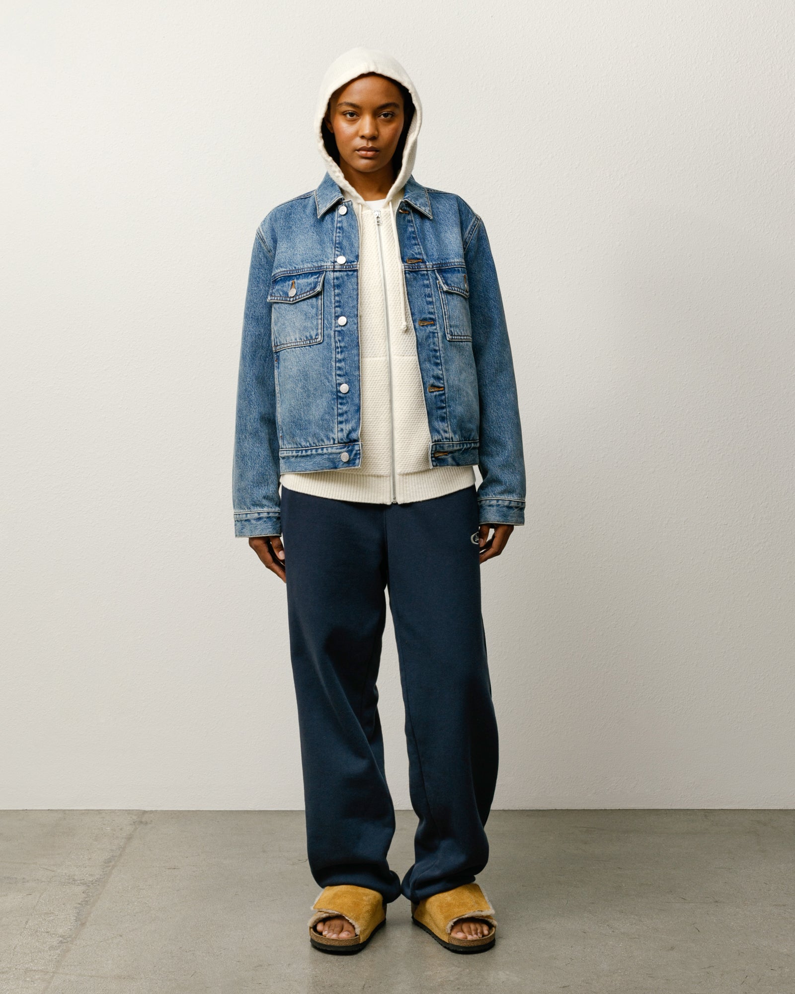 Lined Denim Trucker – Indigo Stone Wash | Outerwear | Stüssy UK