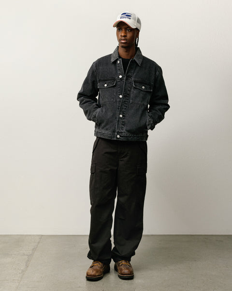 Lined Denim Trucker – Vintage Black | Outerwear | Stüssy UK