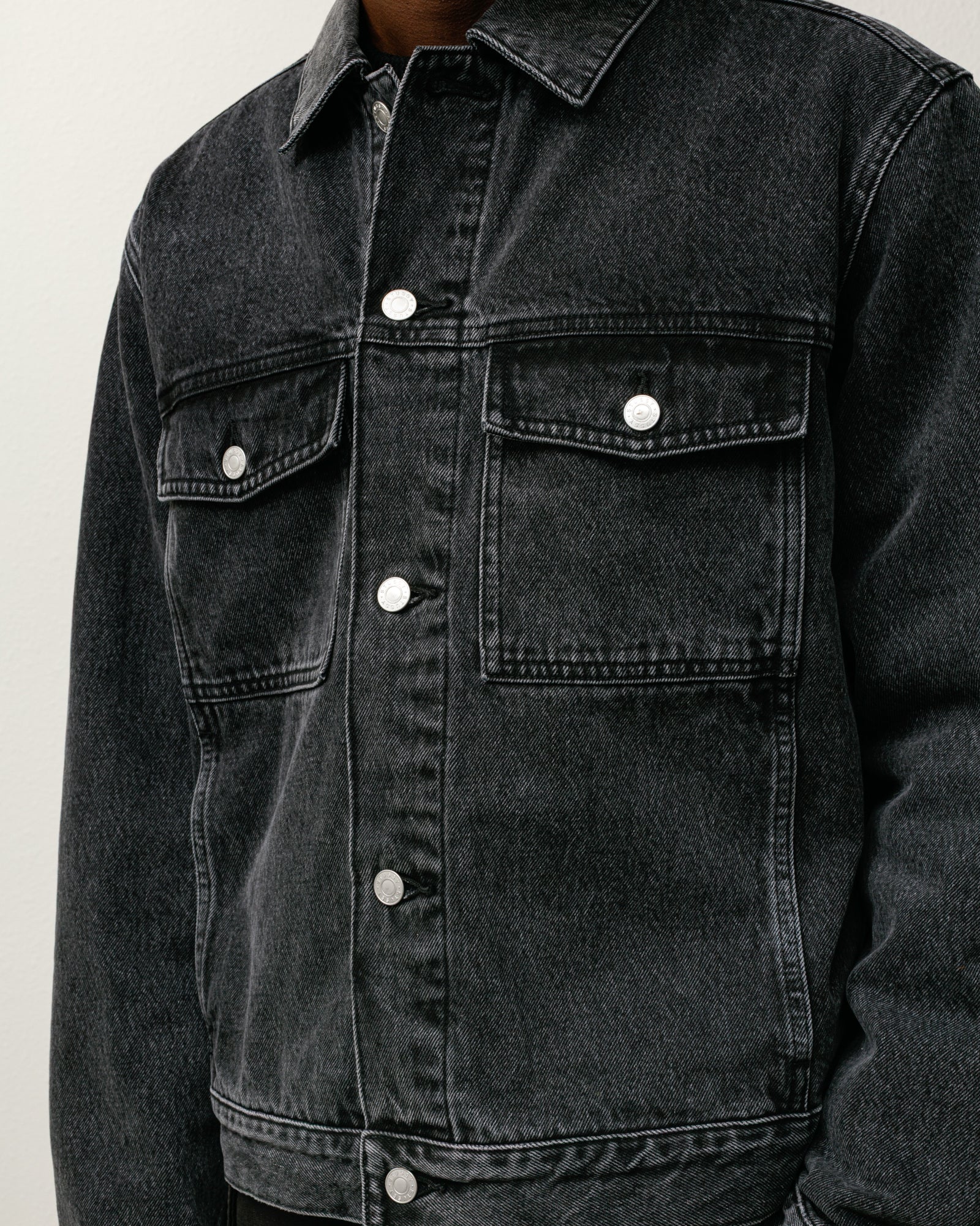 Lined Denim Trucker – Vintage Black | Outerwear | Stüssy UK