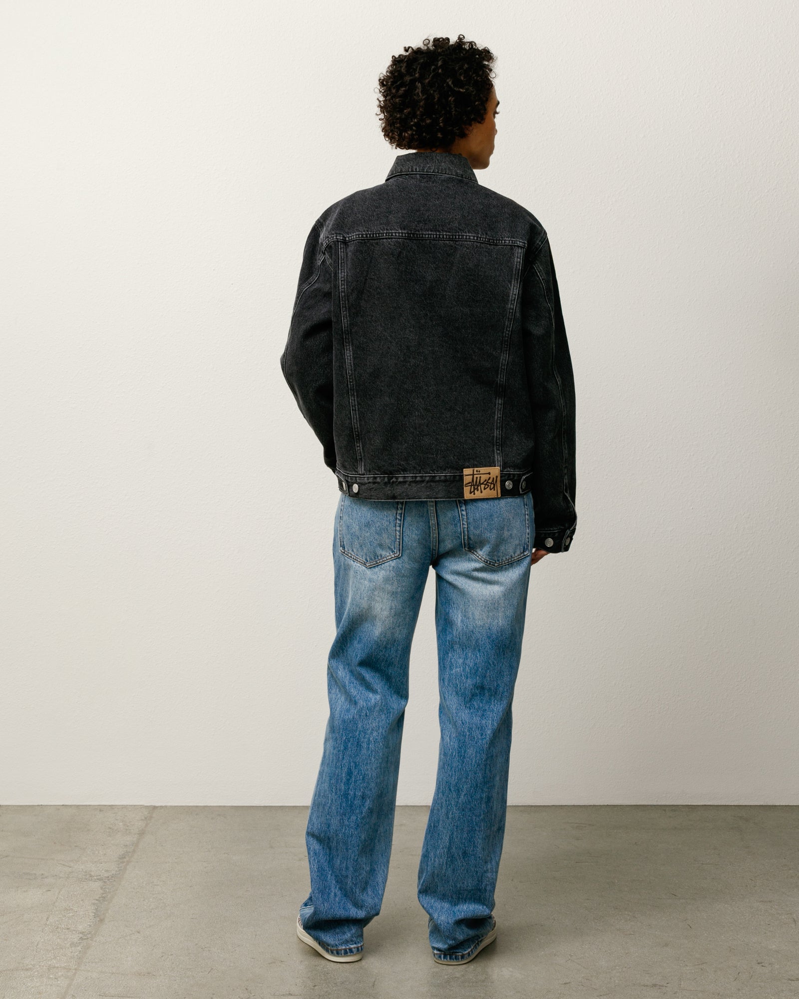 Lined Denim Trucker – Vintage Black | Outerwear | Stüssy UK