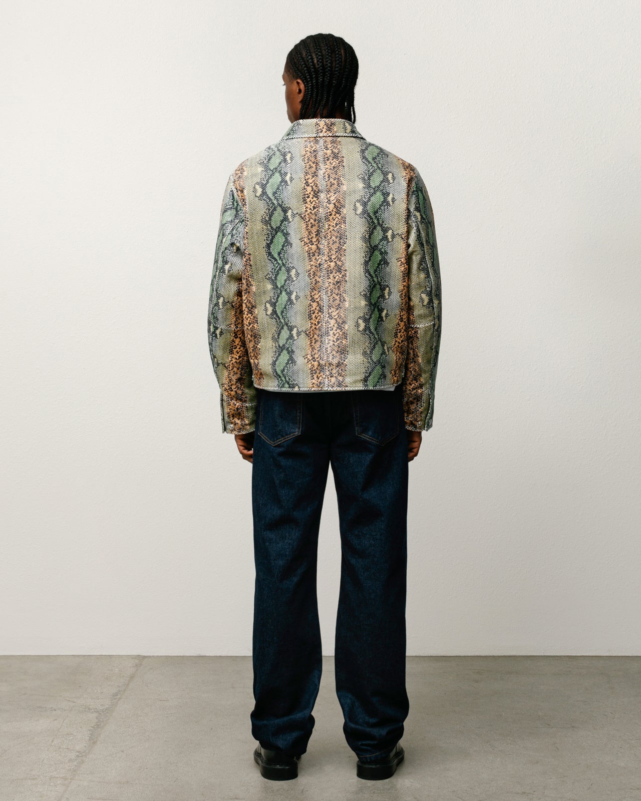 Garage Jacket Leather – Snake | Outerwear | Stüssy UK
