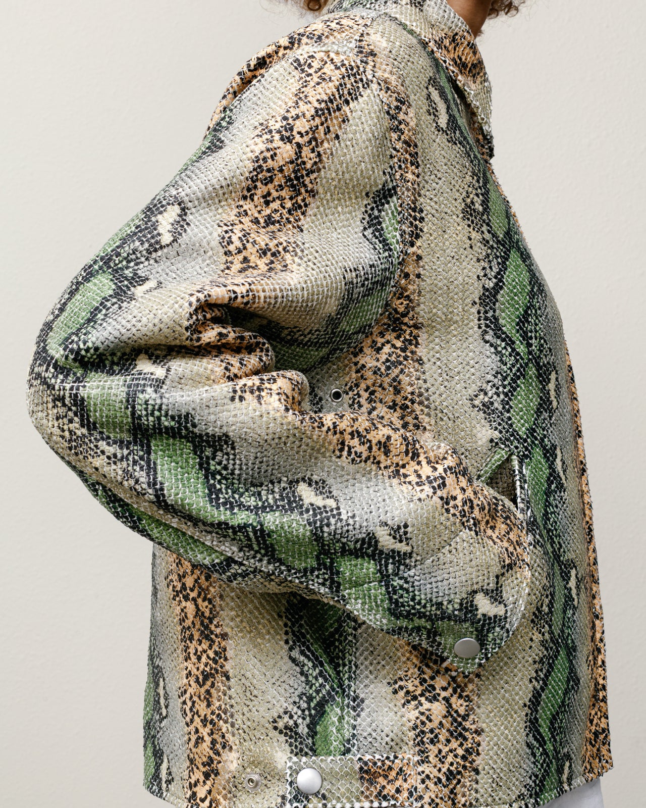 Garage Jacket Leather – Snake | Outerwear | Stüssy UK