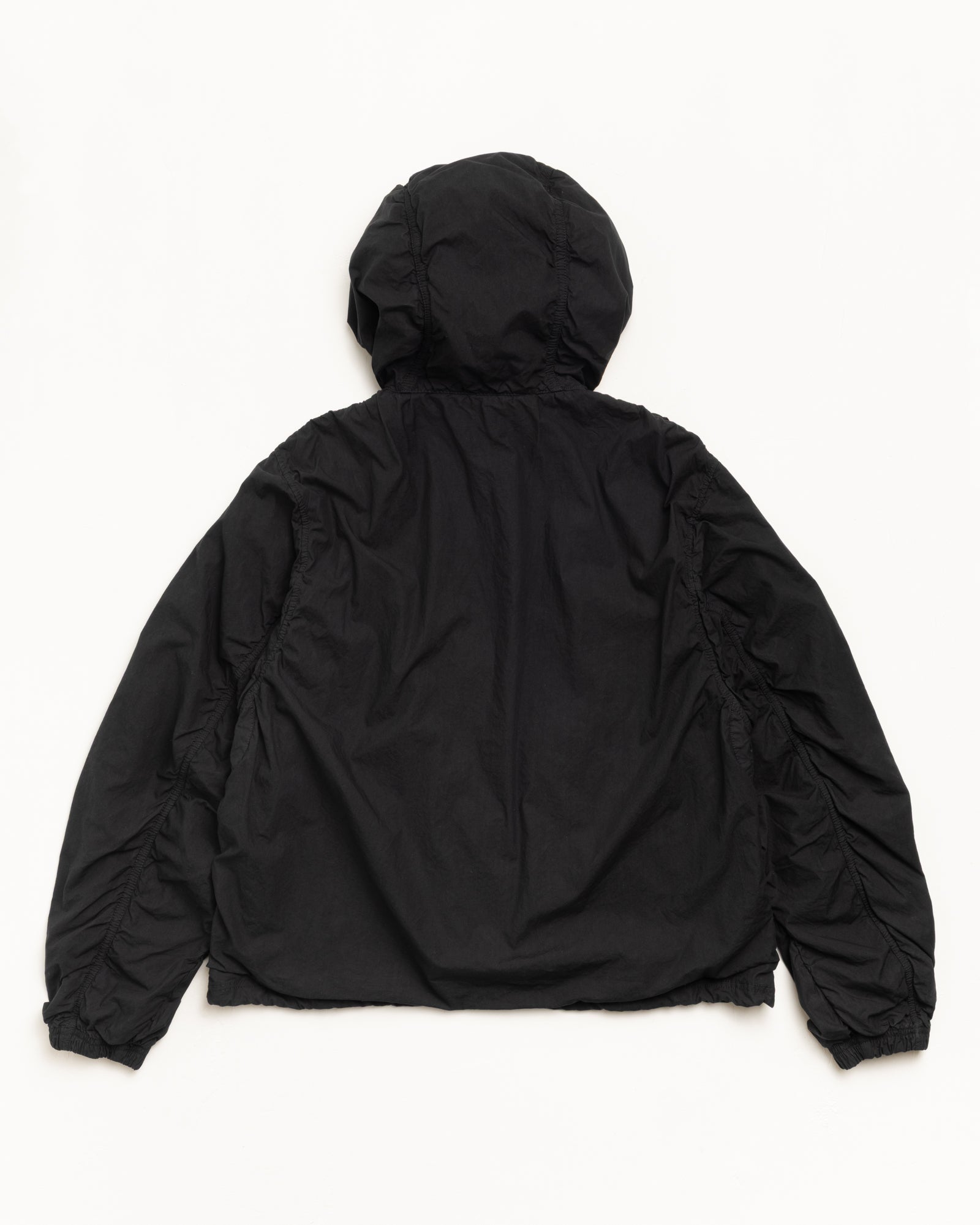 Double Cotton Hooded Jacket – Black | Outerwear | Stüssy UK