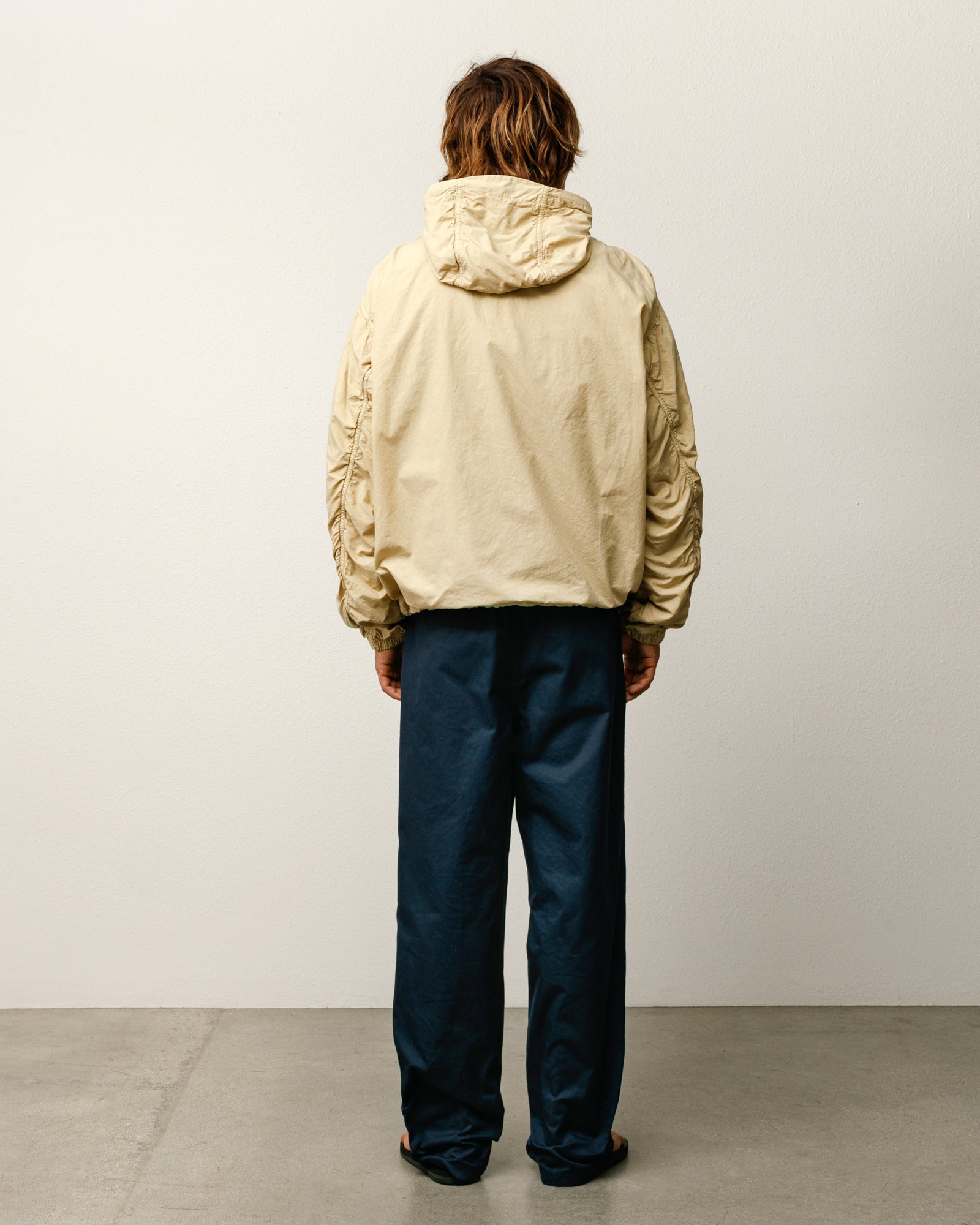 STUSSY 35thベースボールジャケット　ベージュ　L　フード　コットン Double Cotton Hooded Jacket – Sand | Outerwear | Stüssy UK