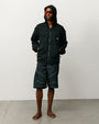 LAYERED MESH HOODED JACKET