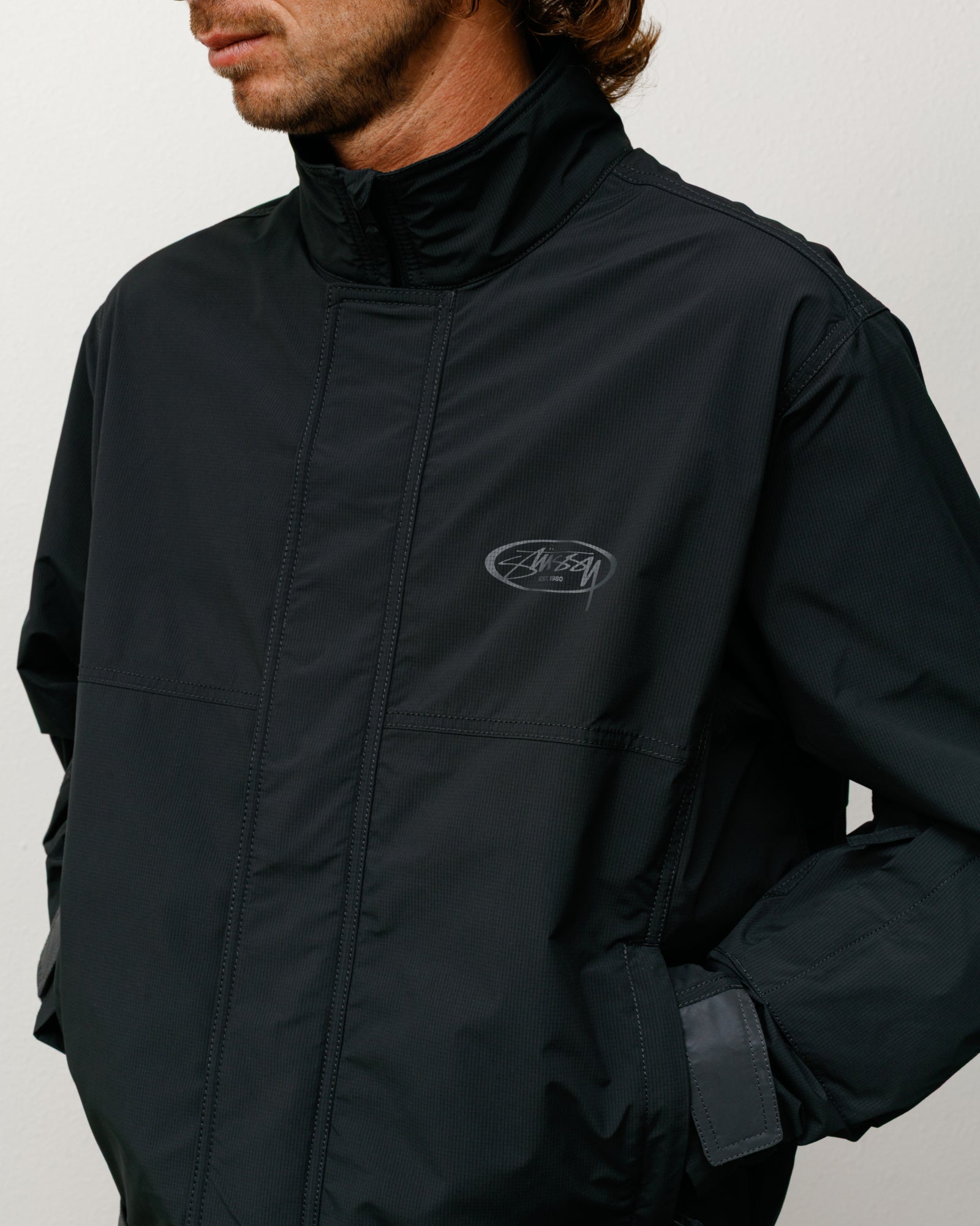 Mx Jacket – Black | Outerwear | Stüssy UK