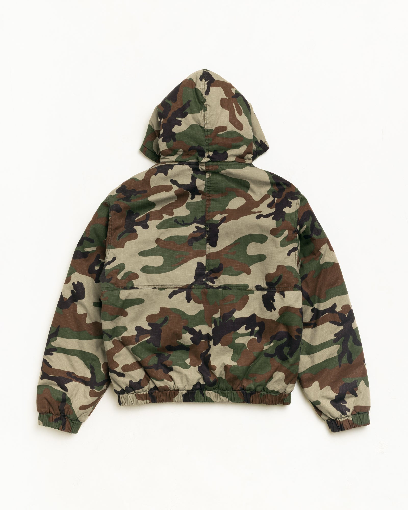 Work Jacket Ripstop Unisex Long Sleeve In Woodland Camo
