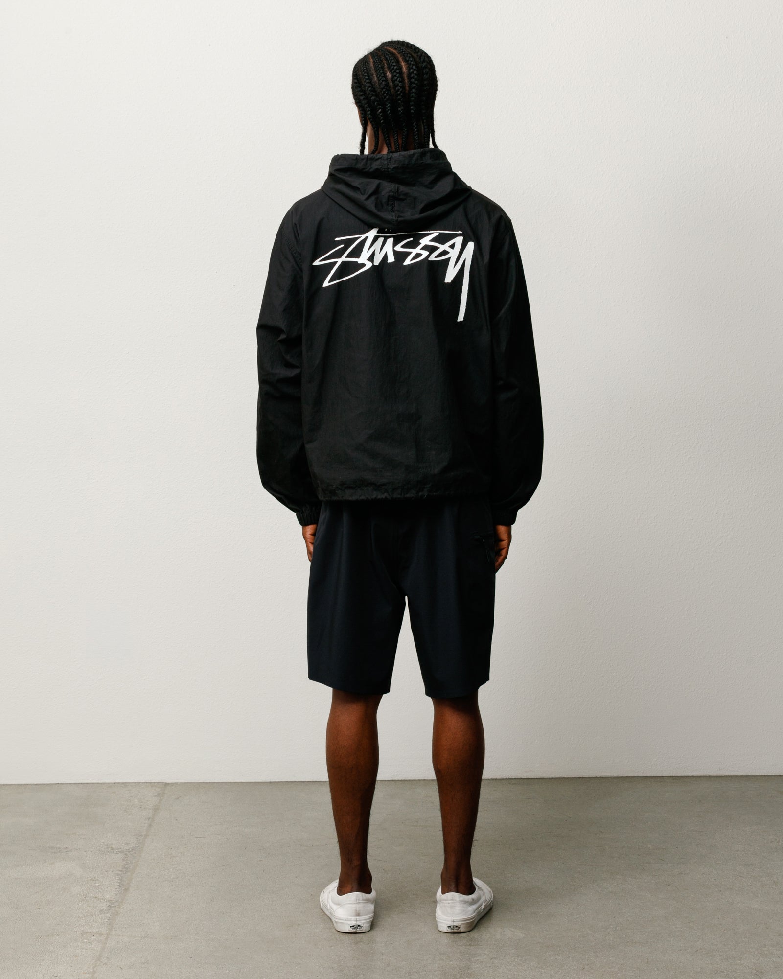 Beach Shell Cotton Wax Unisex Long Sleeve In Black