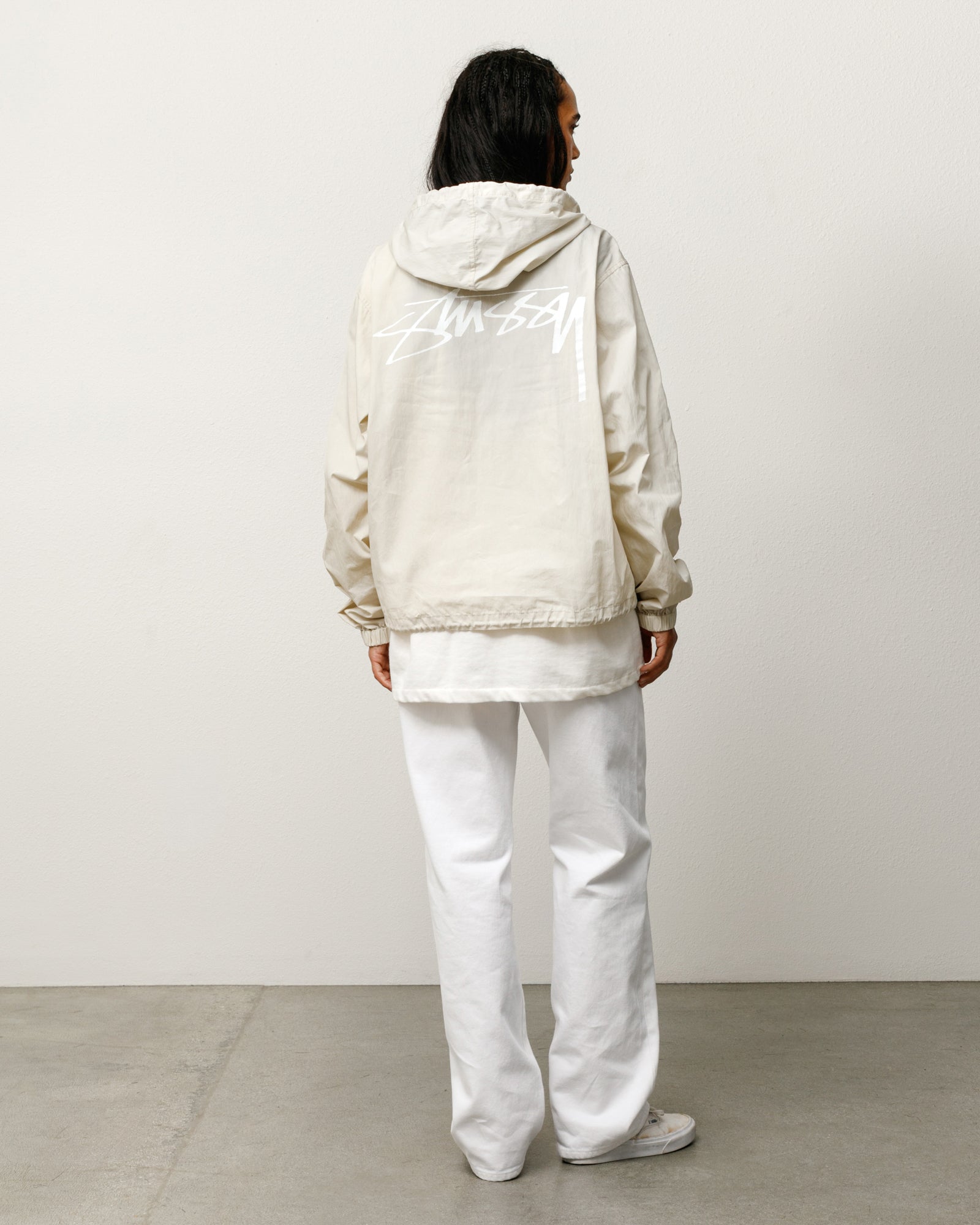 Beach Shell Cotton Wax Unisex Long Sleeve In Stone