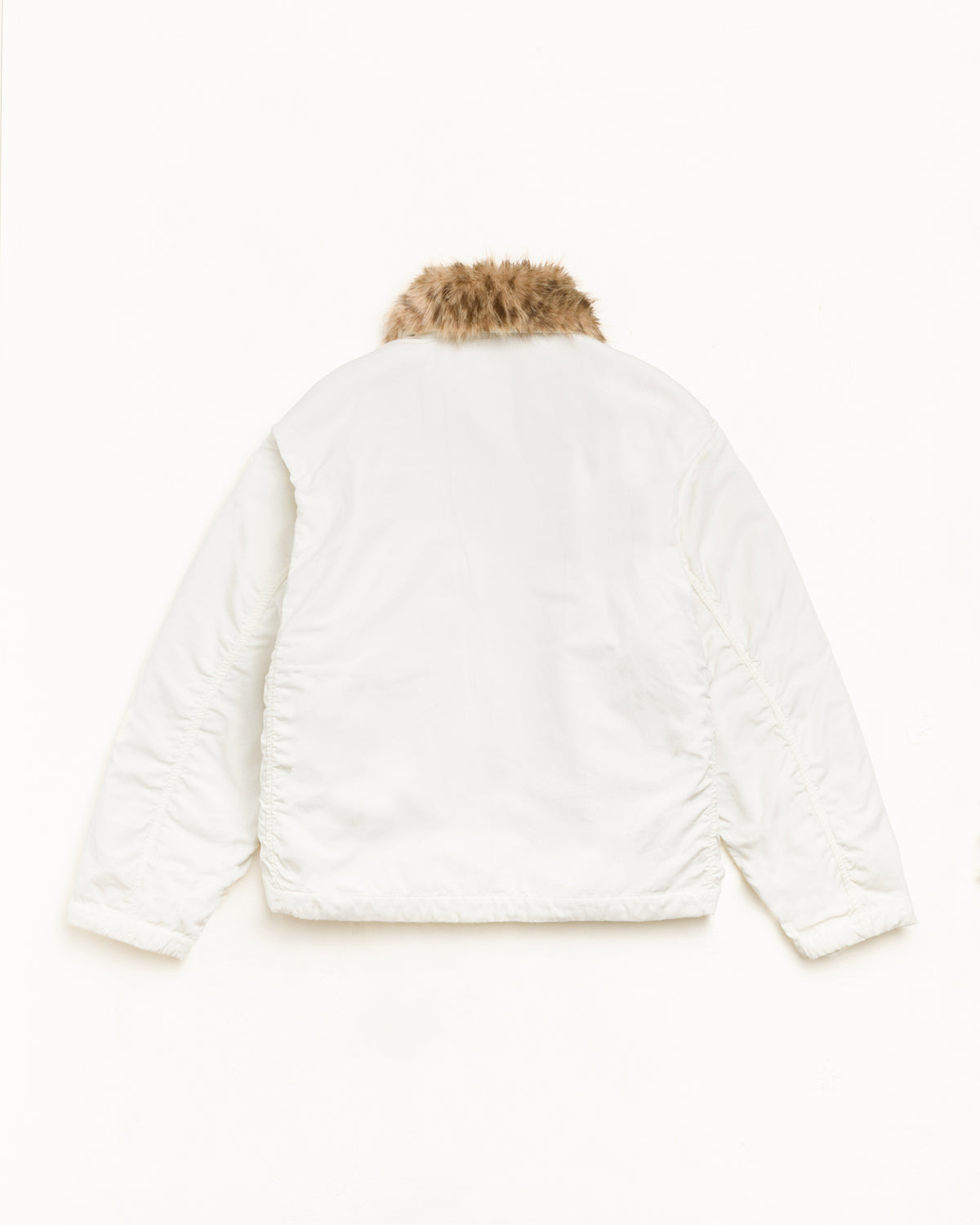 Convertible Deck Jacket Unisex Long Sleeve In Bone