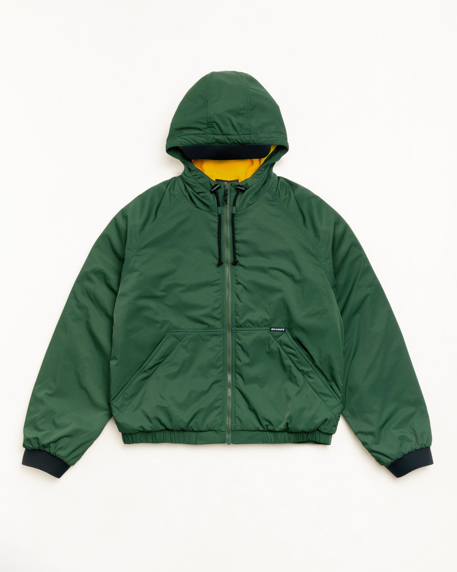 Coastline Hooded Jacket Unisex Long Sleeve In Forest
