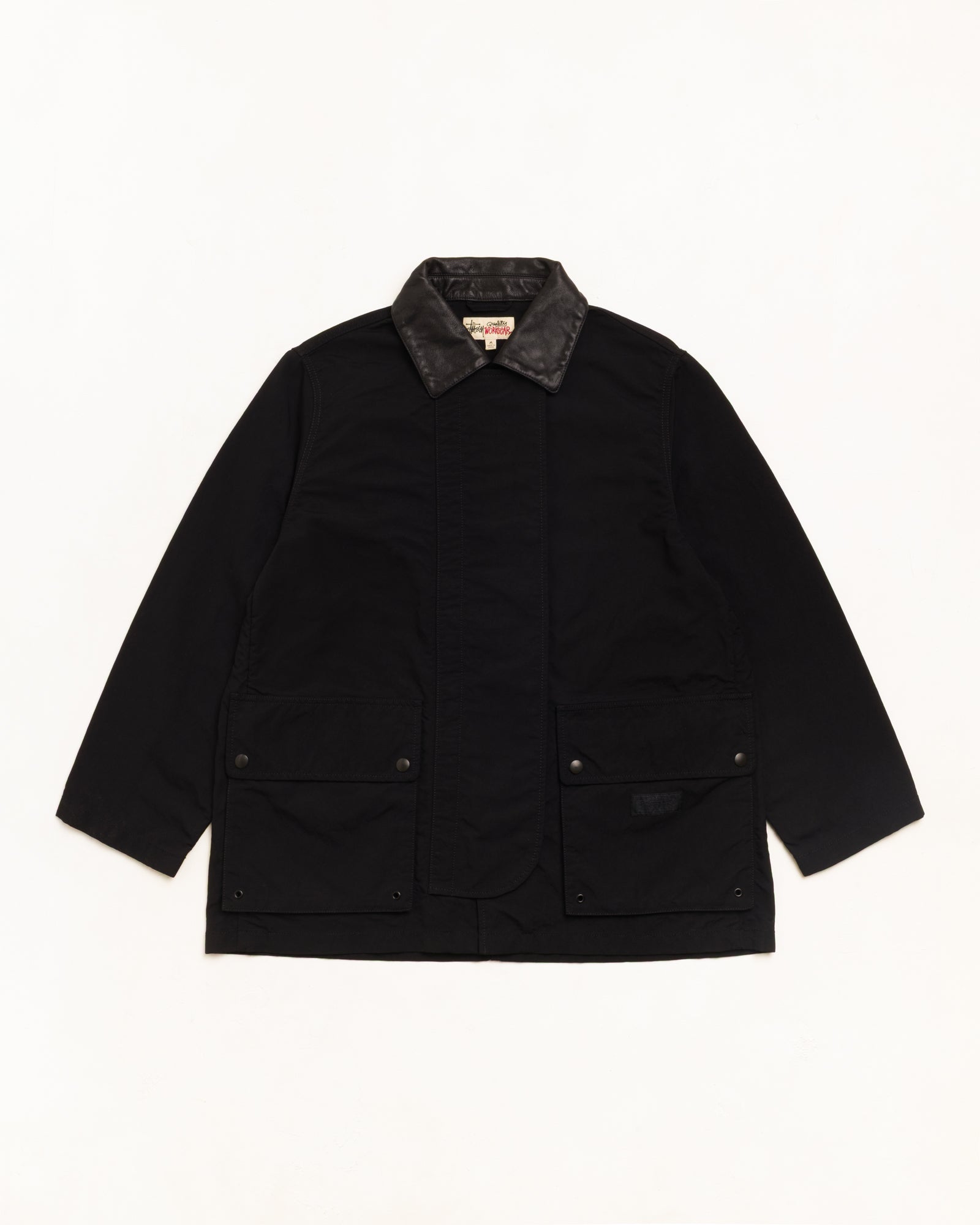 Fireman Jacket Unisex Long Sleeve In Black