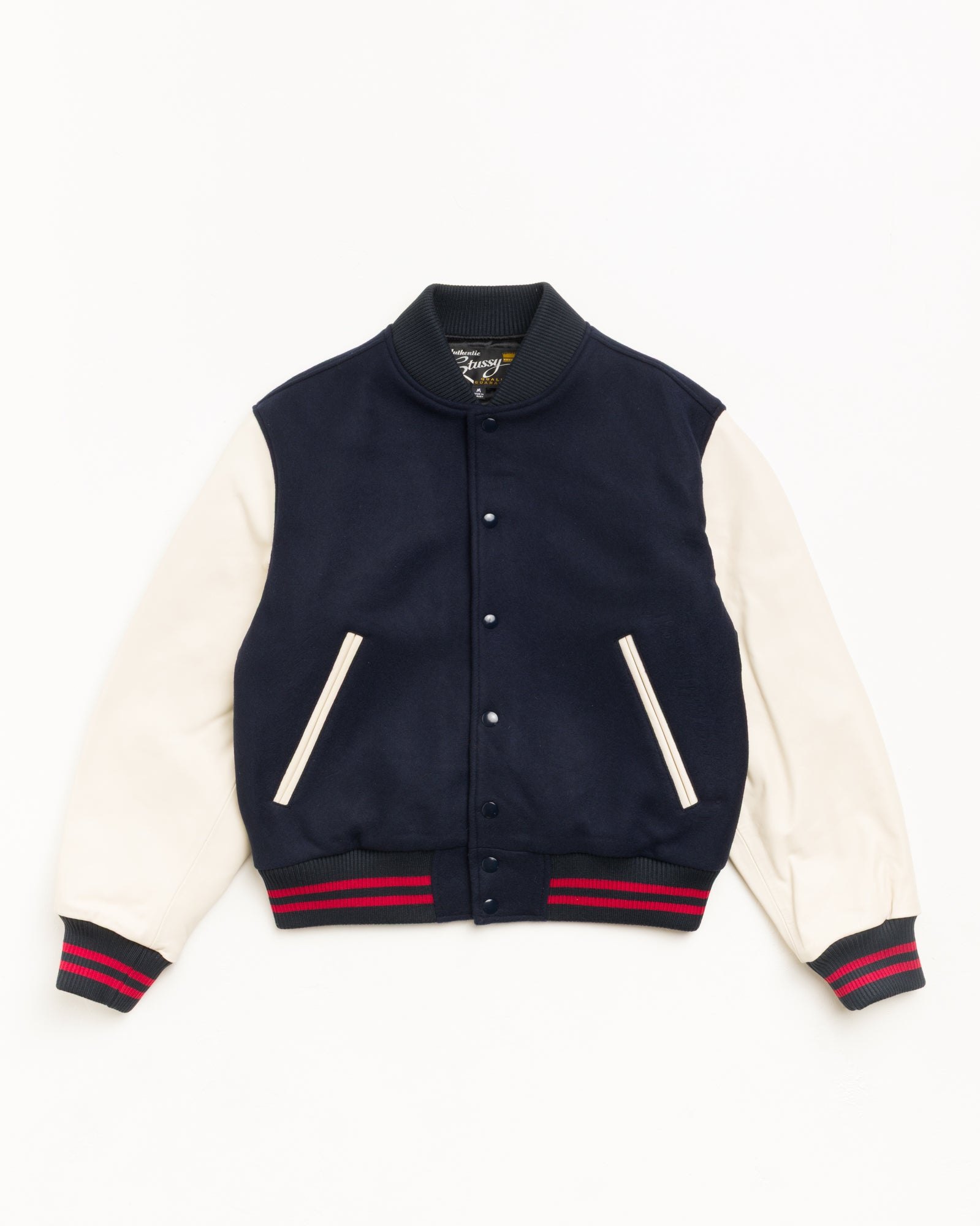 Wool Varsity Unisex Long Sleeve In Navy | hero:main:collection:new-arrivals,shirts,tops-shirts,all,tees,outerwear,denim,knits,accessories,sunglasses,hoodies,sweats,mens-hoodies-sweatshirts,shorts,pants,bottoms,crew-sweats,zip-ups,swim,sweatpants,graphics,lazy-tees,swim,basic-9twenty,button-ups,shorts,cargos,denim-jeans,bottoms,bags,belts,wearables,gear,footwear,button-ups,basic-tops,jerseys,big-ol,classics,slim,jackets,all, | product-card-slider