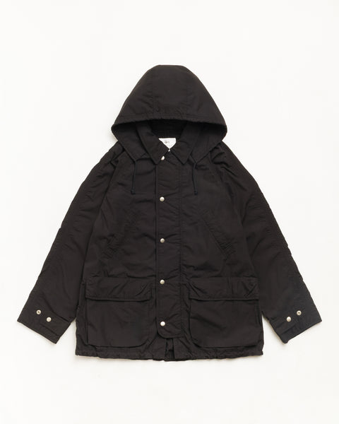 Lt Wt Long Coat Unisex Long Sleeve In Black