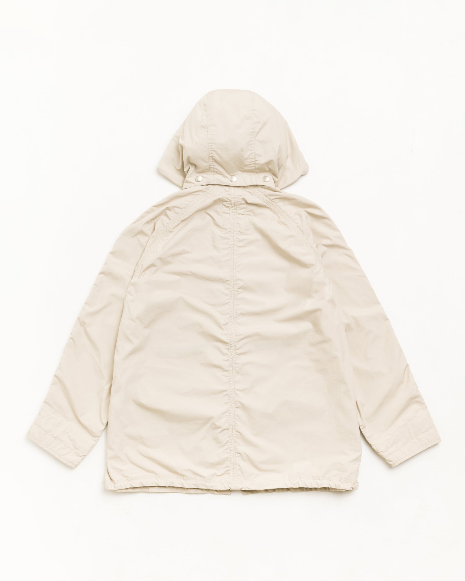 Lt Wt Long Coat Unisex Long Sleeve In Stone