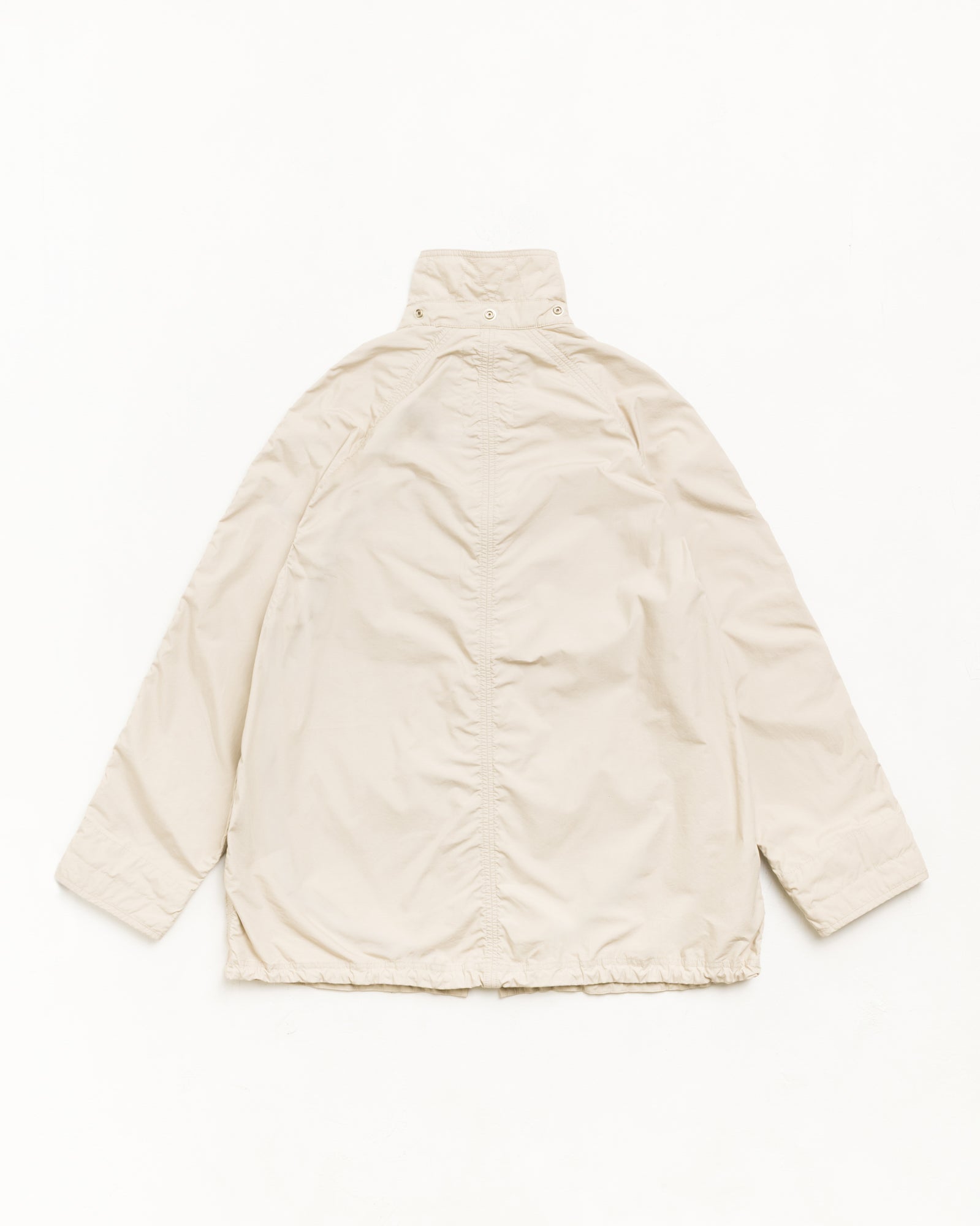 Lt Wt Long Coat Unisex Long Sleeve In Stone