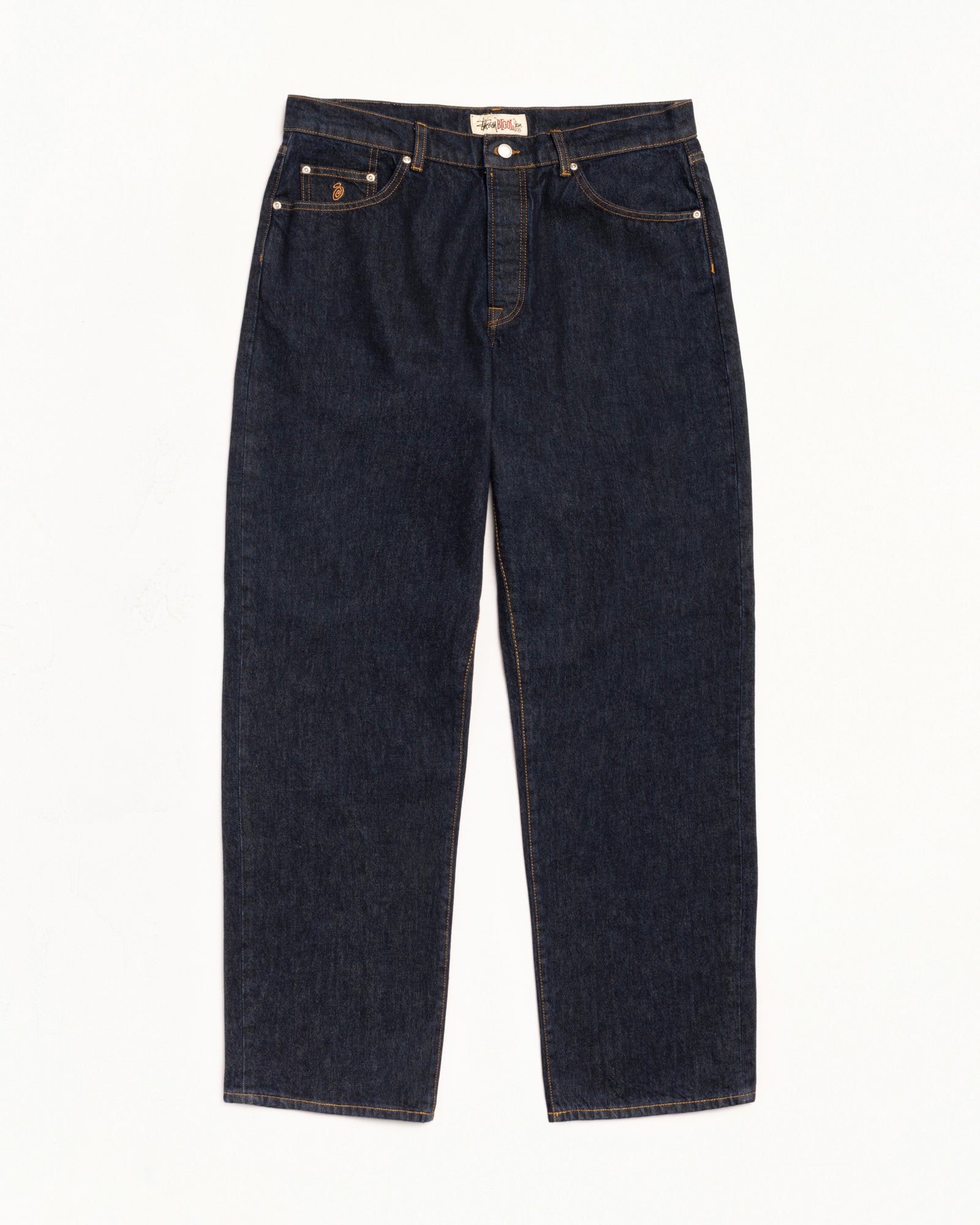 stussy big ol’ jean denim 32 Big Ol' Jean Denim – Rinsed Indigo | Bottoms | Stüssy UK
