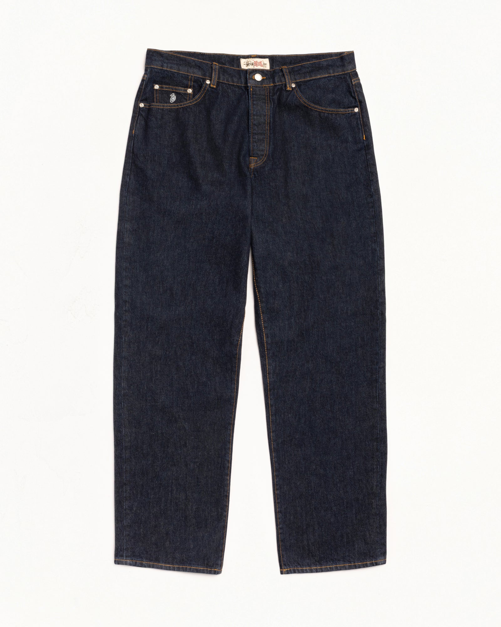 Big Ol Jean Denim Mens Regular In Rinsed Indigo