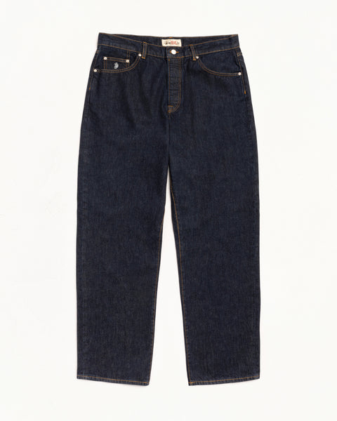 Big Ol Jean Denim Mens Regular In Rinsed Indigo