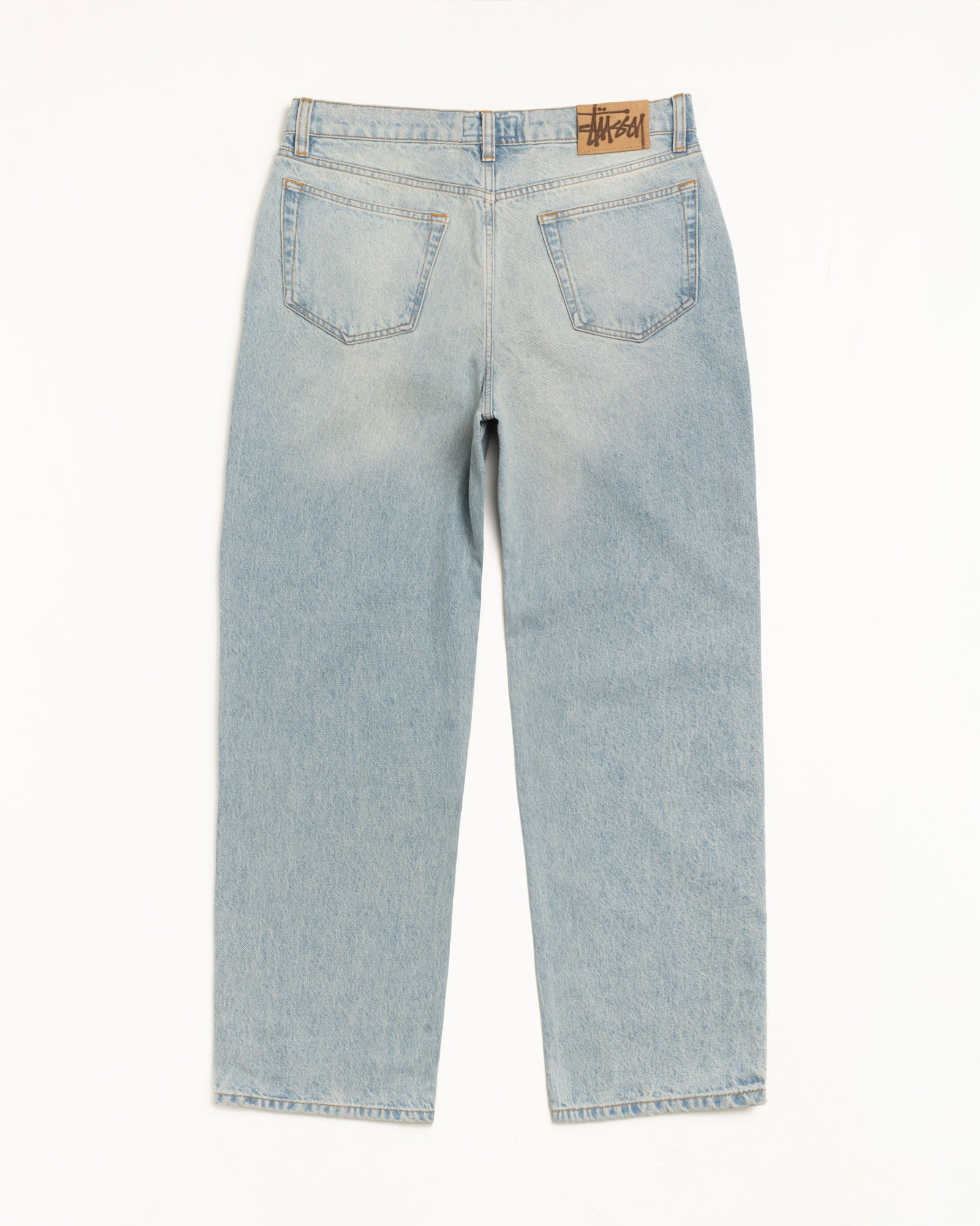 stussy big ol’ jean denim 32 Big Ol' Jean Denim – Light Wash | Pants | Stüssy UK