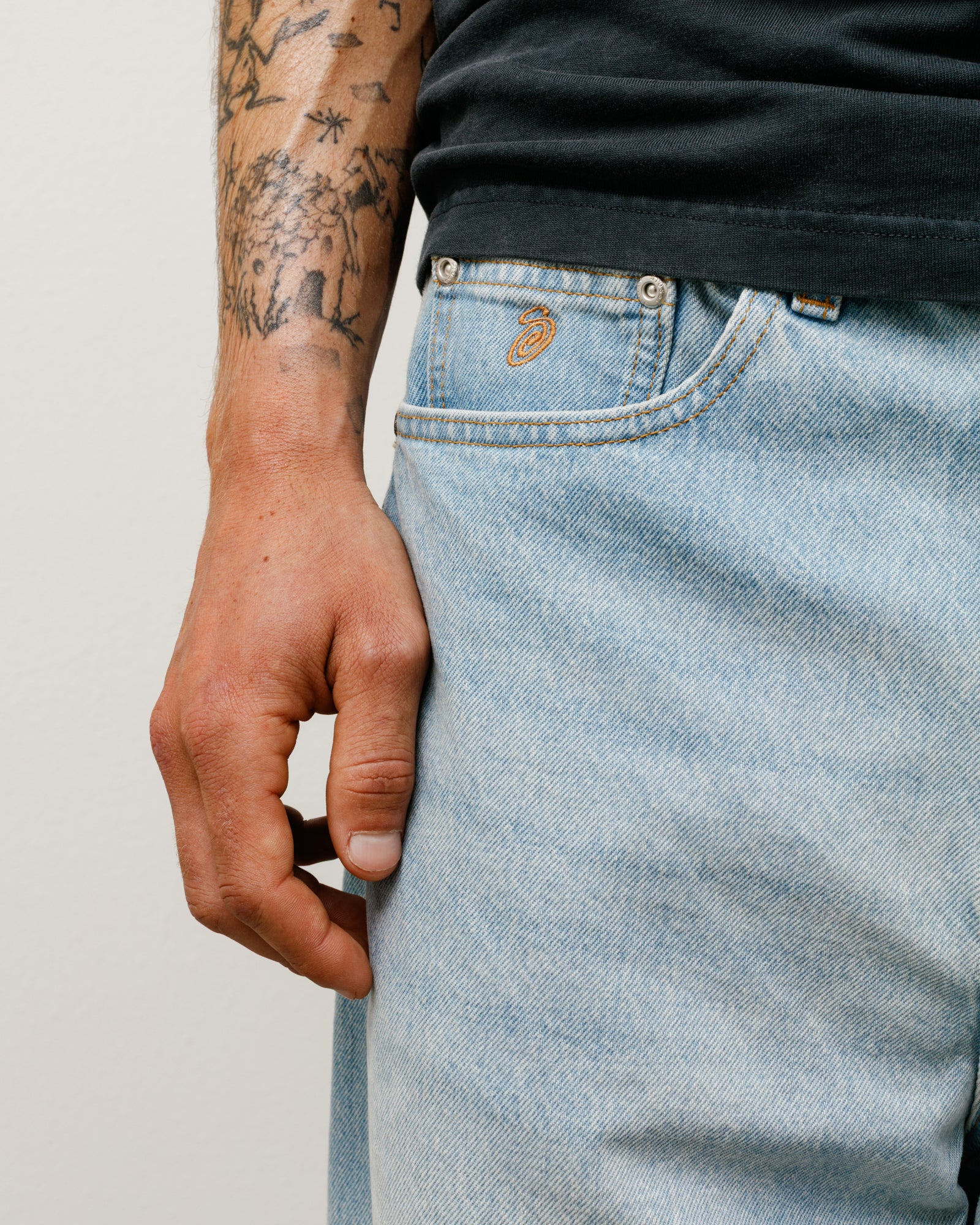 Big Ol' Jean Denim – Light Wash | Pants | Stüssy UK