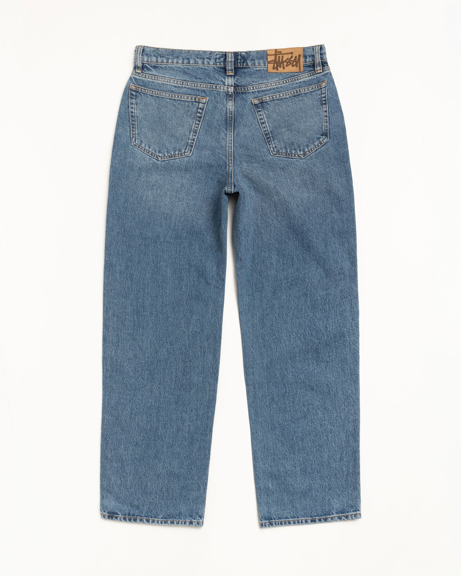 stussy big ol’ jean denim 32 Big Ol' Jean Denim – Medium Blue | Pants | Stüssy UK