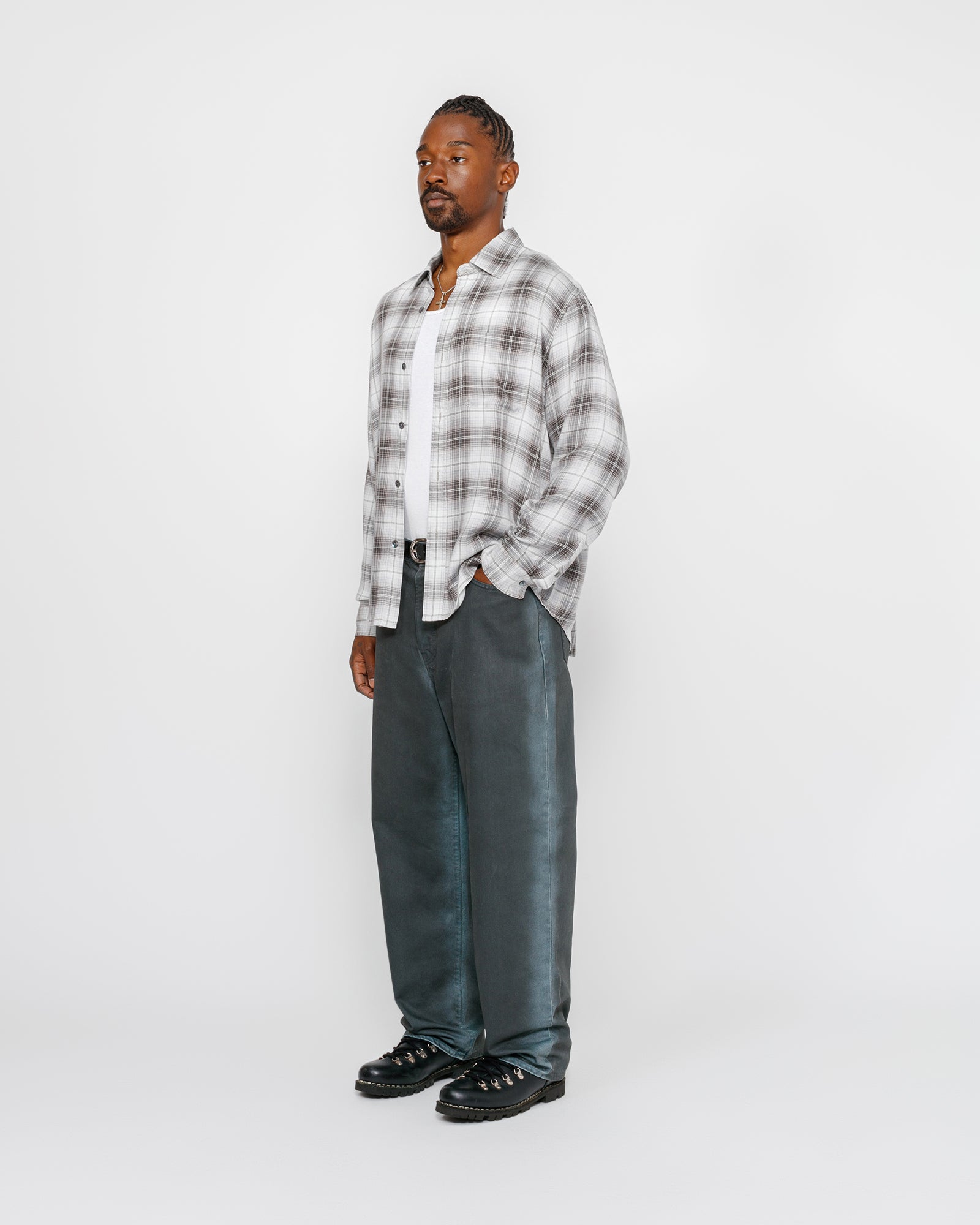 STUSSY SPRAY DYE BIG OL' JEANS 28