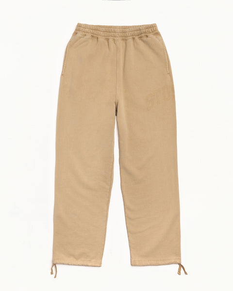 Faded Graphic Fleece Pant Mens Regular In Washed Beige