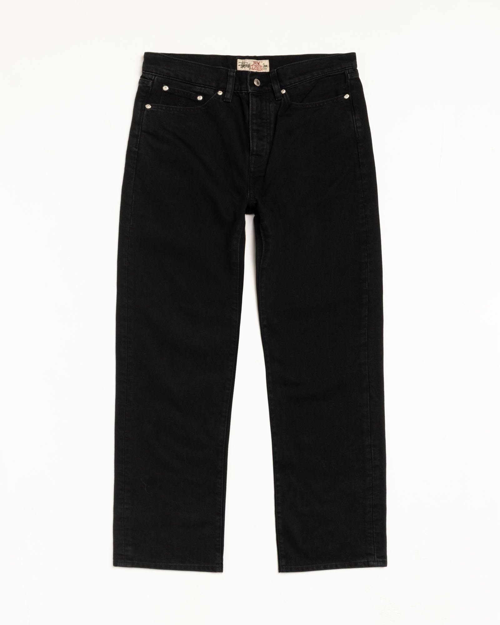 New Classic Jeans Denim Mens Regular In Black