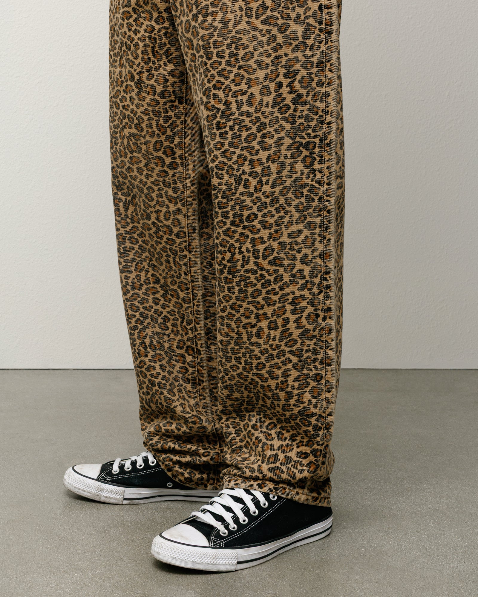 New Classic Jeans Denim Vtg Unisex Regular In Leopard