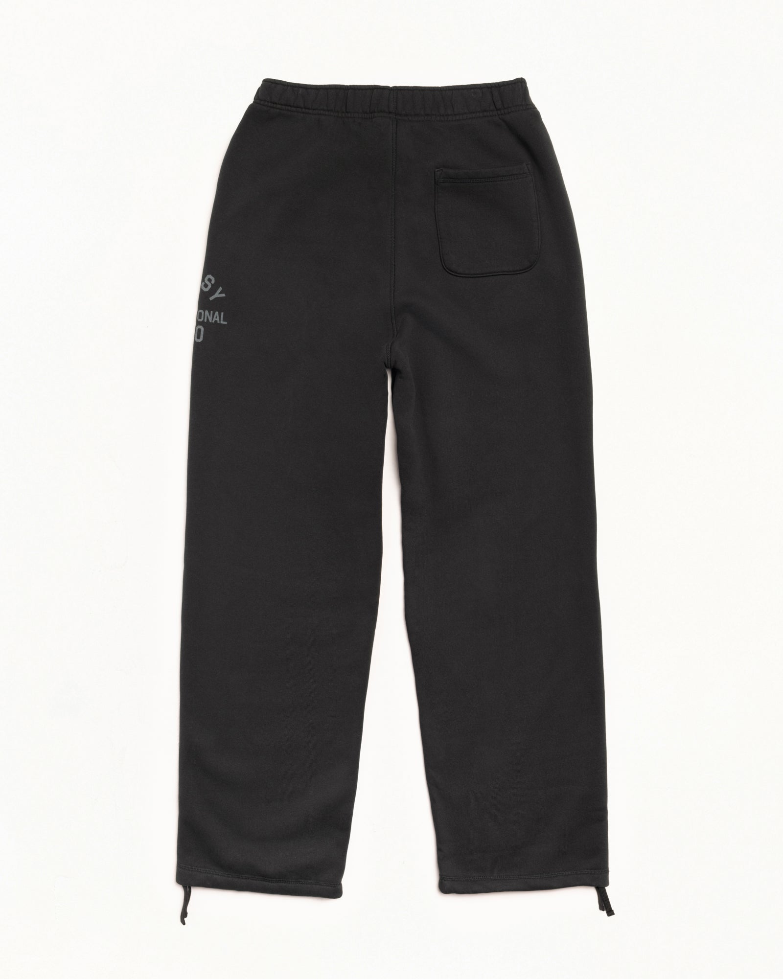 Established Fleece Pant – Black | Bottoms | Stüssy UK