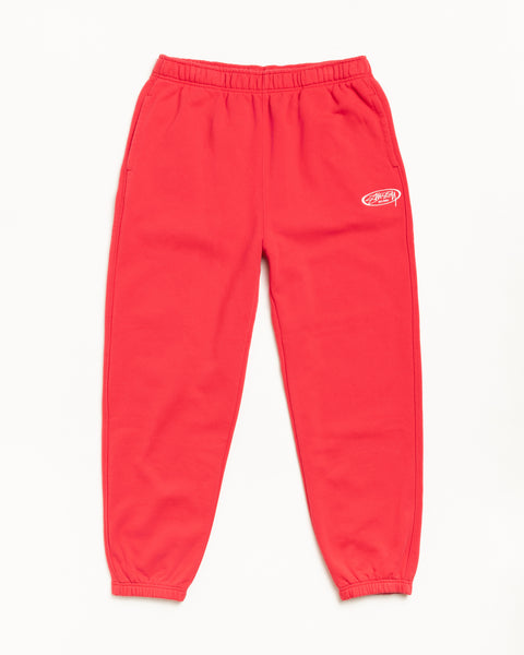 Fleece Track Pant Mens Regular In Red
