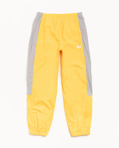 Nylon Track Pant Mens Regular In Yellow