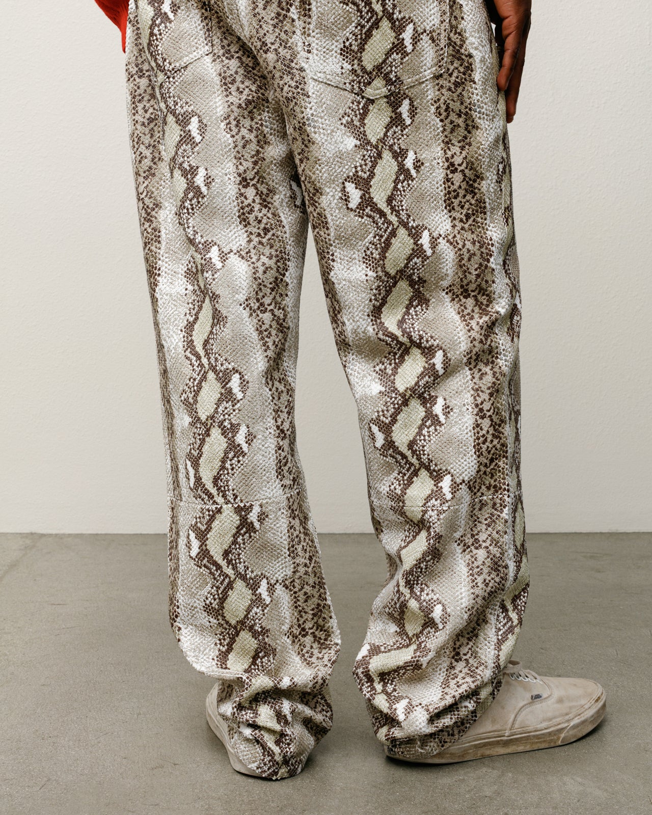 New Classic Jean Leather Snake Mens Regular In Snake