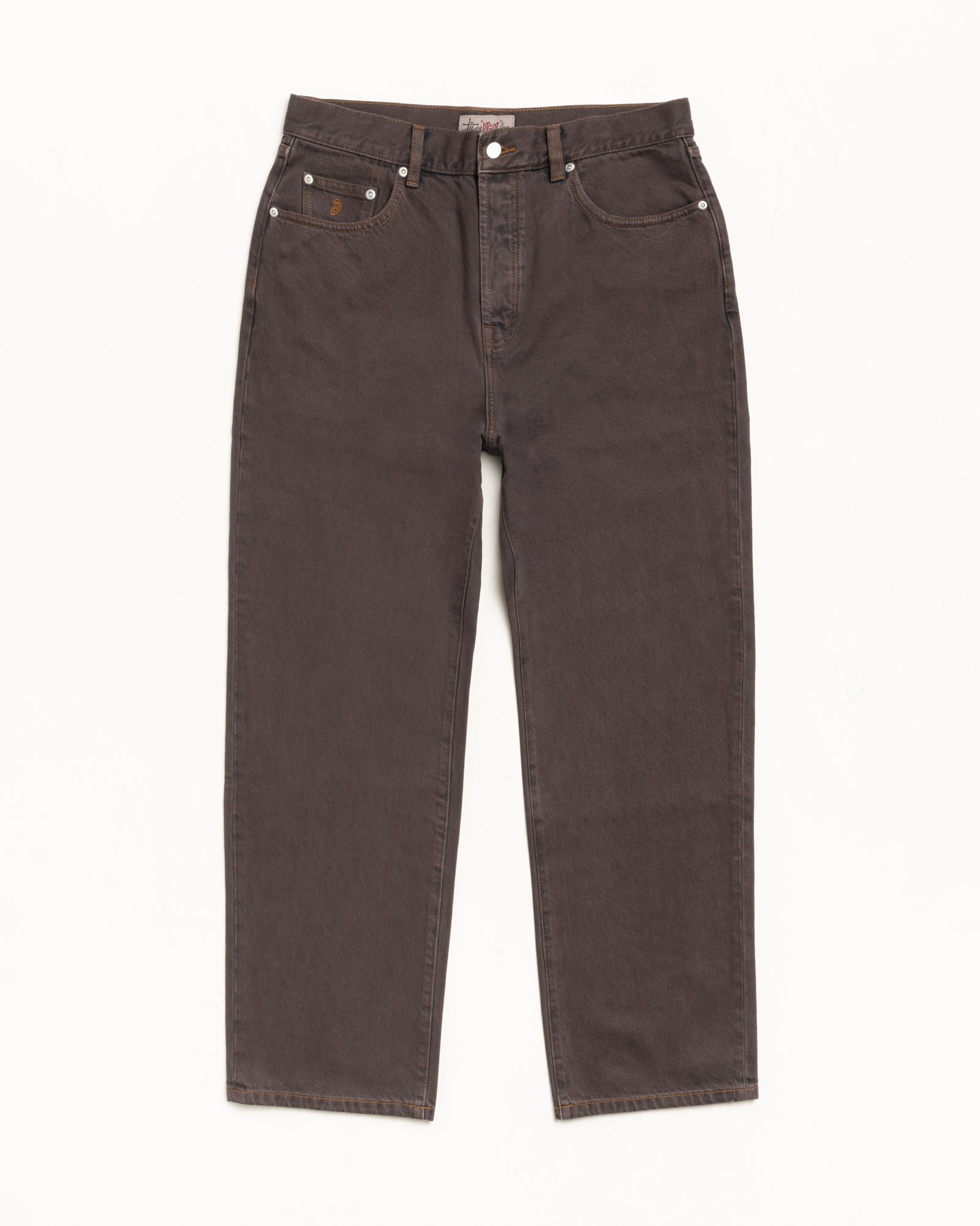 Big Ol' Jean Denim – Resin Wash Brown | Pants | Stüssy UK