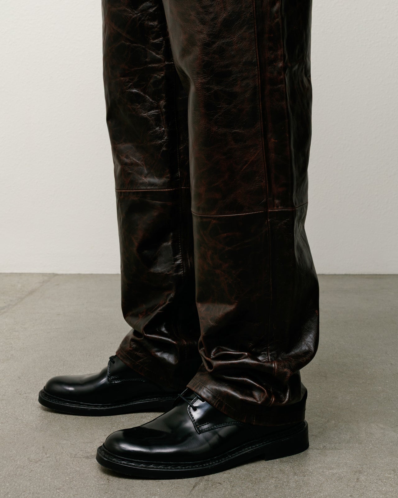 New Classic Pant Leather – Dark Brown | Pants | Stüssy UK