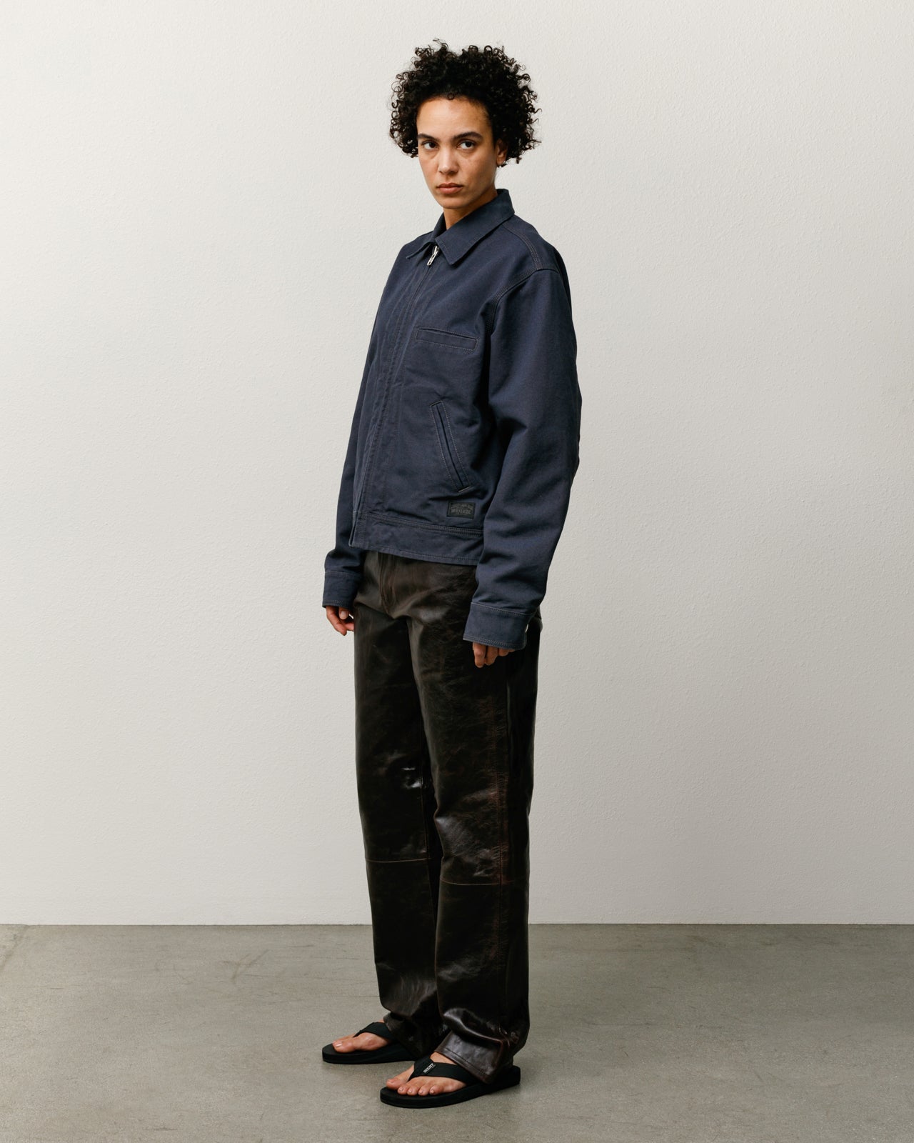Stussy NEW CLASSIC JEAN LEATHER ダークブラウン New Classic Pant Leather – Dark Brown | Pants | Stüssy UK
