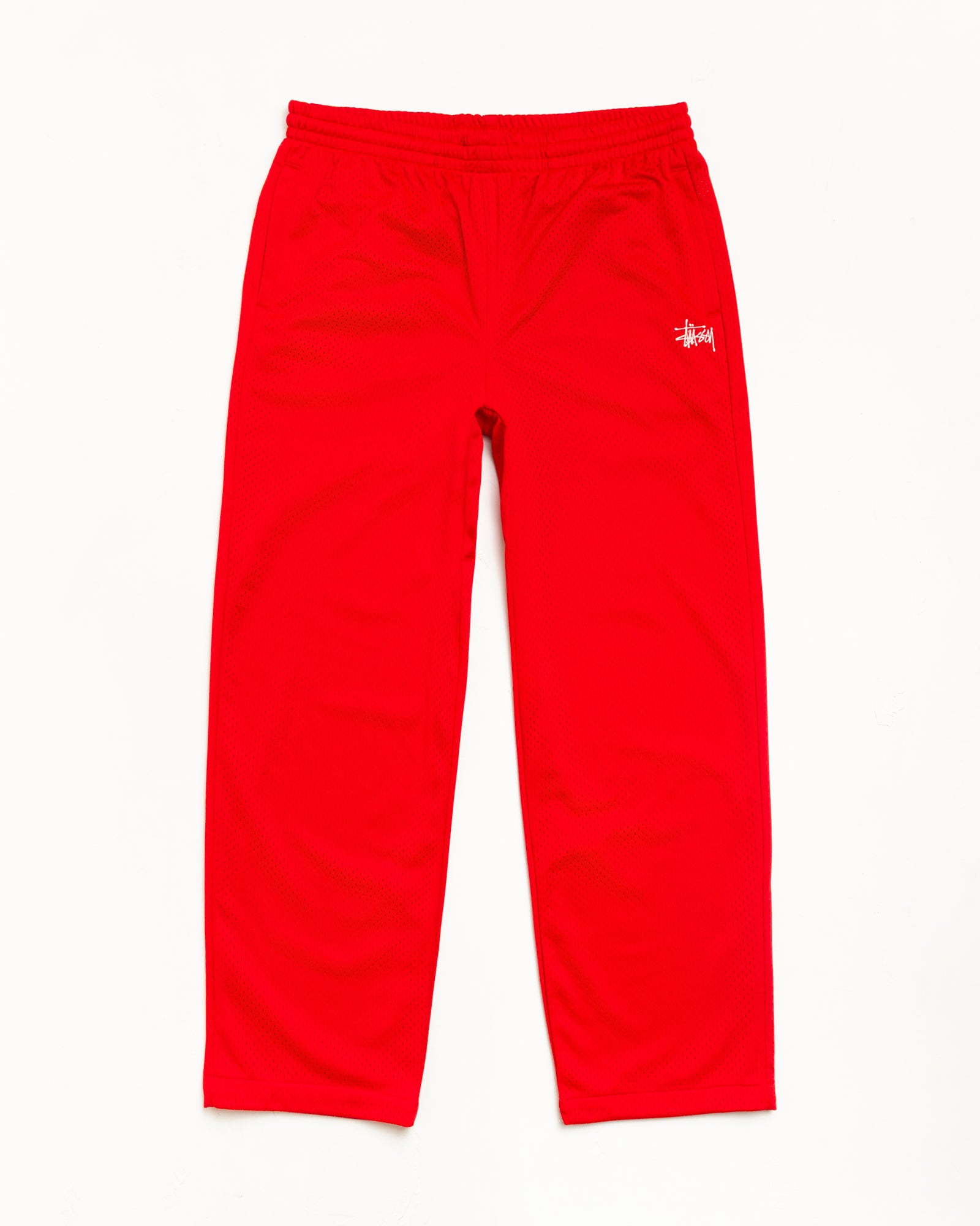 Mesh Track Pant – Red | Pants | Stüssy UK