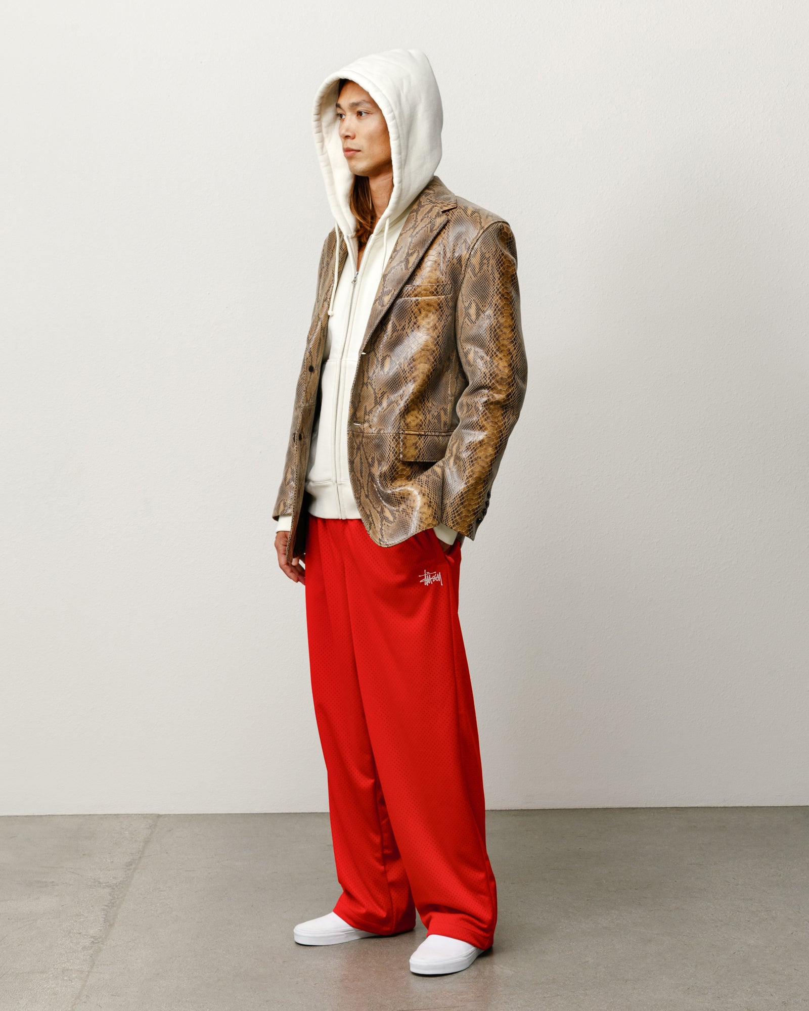 Mesh Track Pant – Red | Pants | Stüssy UK