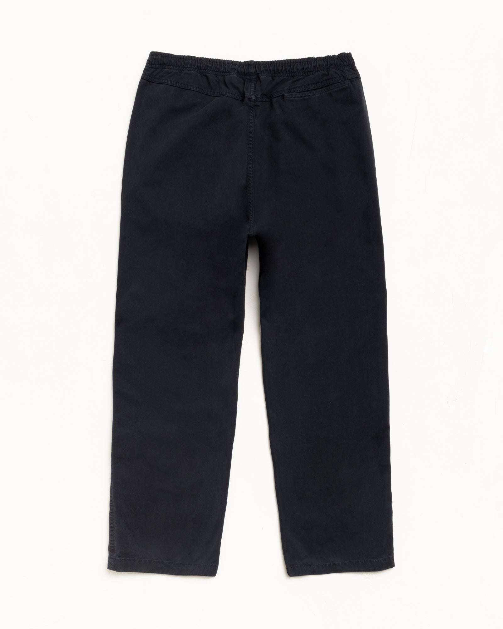Beach Pant Cotton Twill Unisex In Black