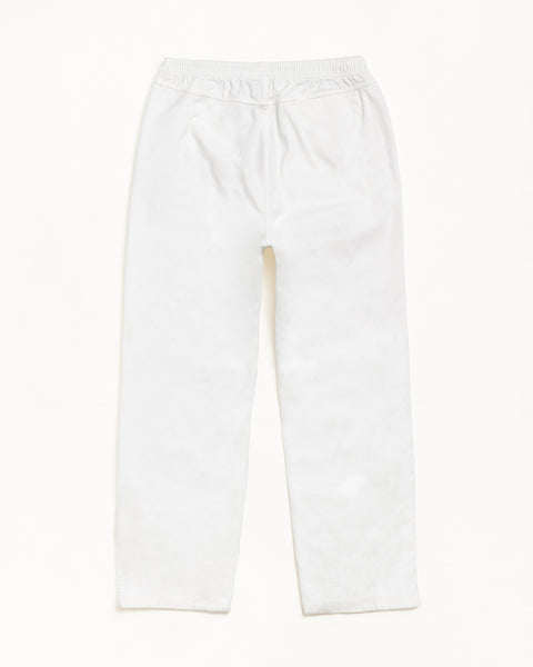 Beach Pant Cotton Twill Unisex In Bone
