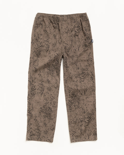 Beach Pant Cotton Twill Mens Regular In Fossil