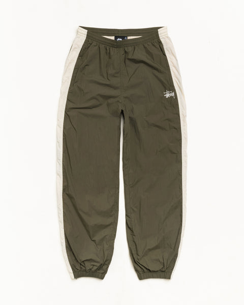 Side Stripe Track Pant Unisex Regular In Olive