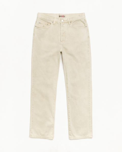 Slim Jean Overdyed Unisex In Sand