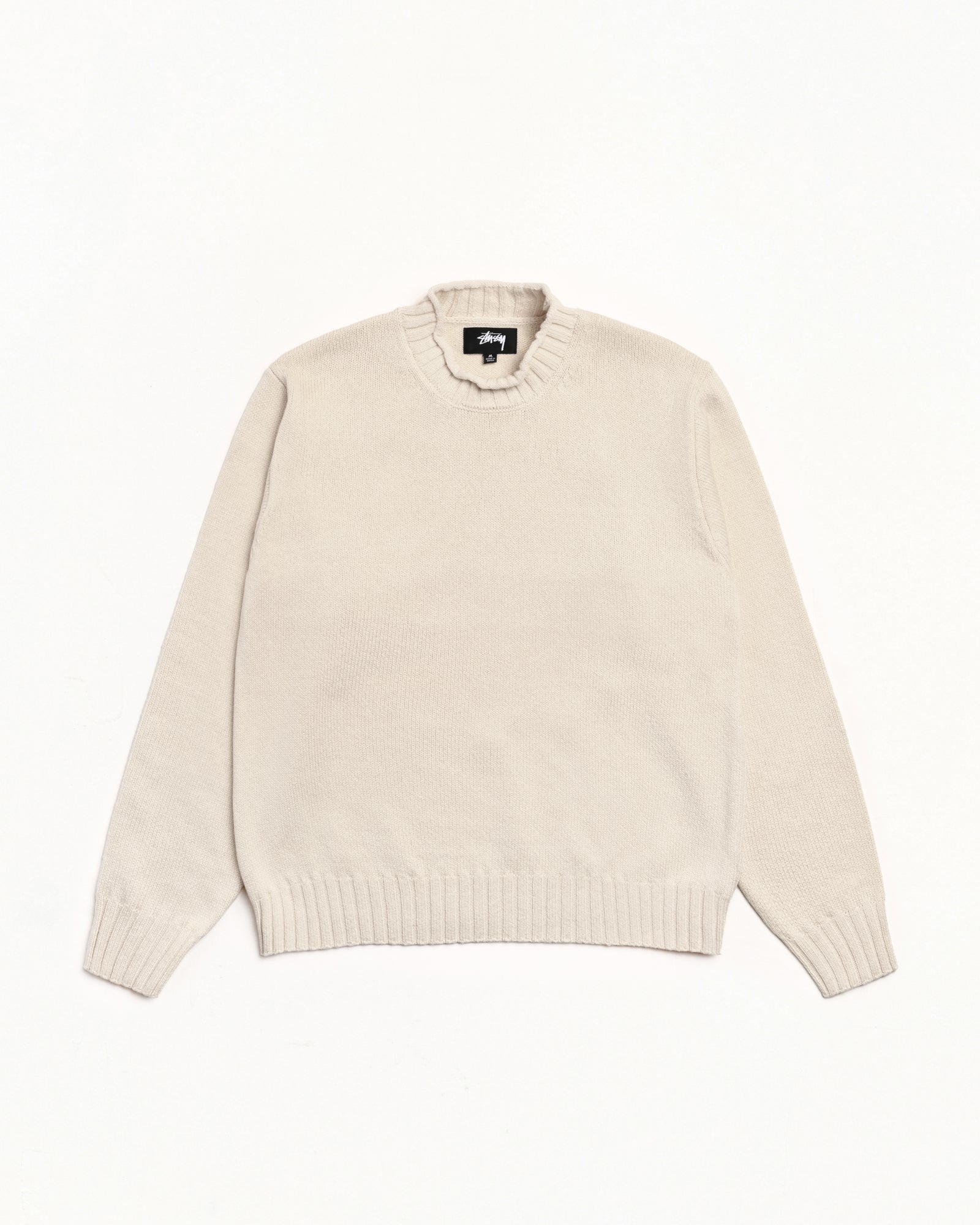 Surfman Mock Sweater – Natural | Sweaters & Knits | Stüssy UK