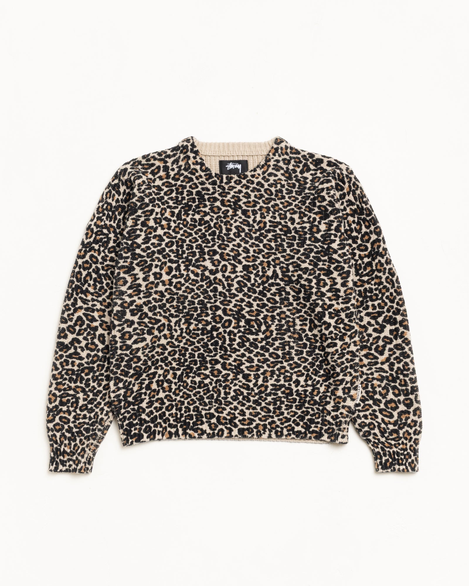 Leopard Sweater – Leopard | Tops & Knits | Stüssy UK