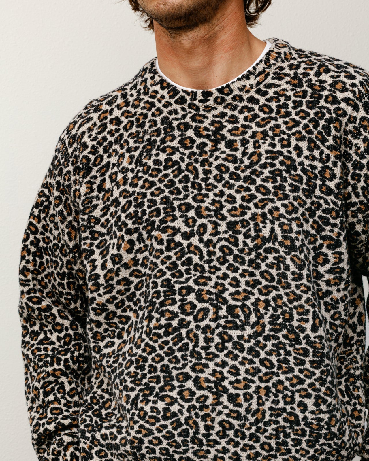 Leopard Sweater – Leopard | Tops & Knits | Stüssy UK