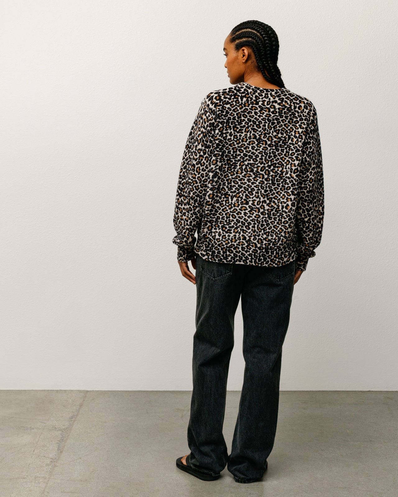 Leopard Sweater – Leopard | Tops & Knits | Stüssy UK